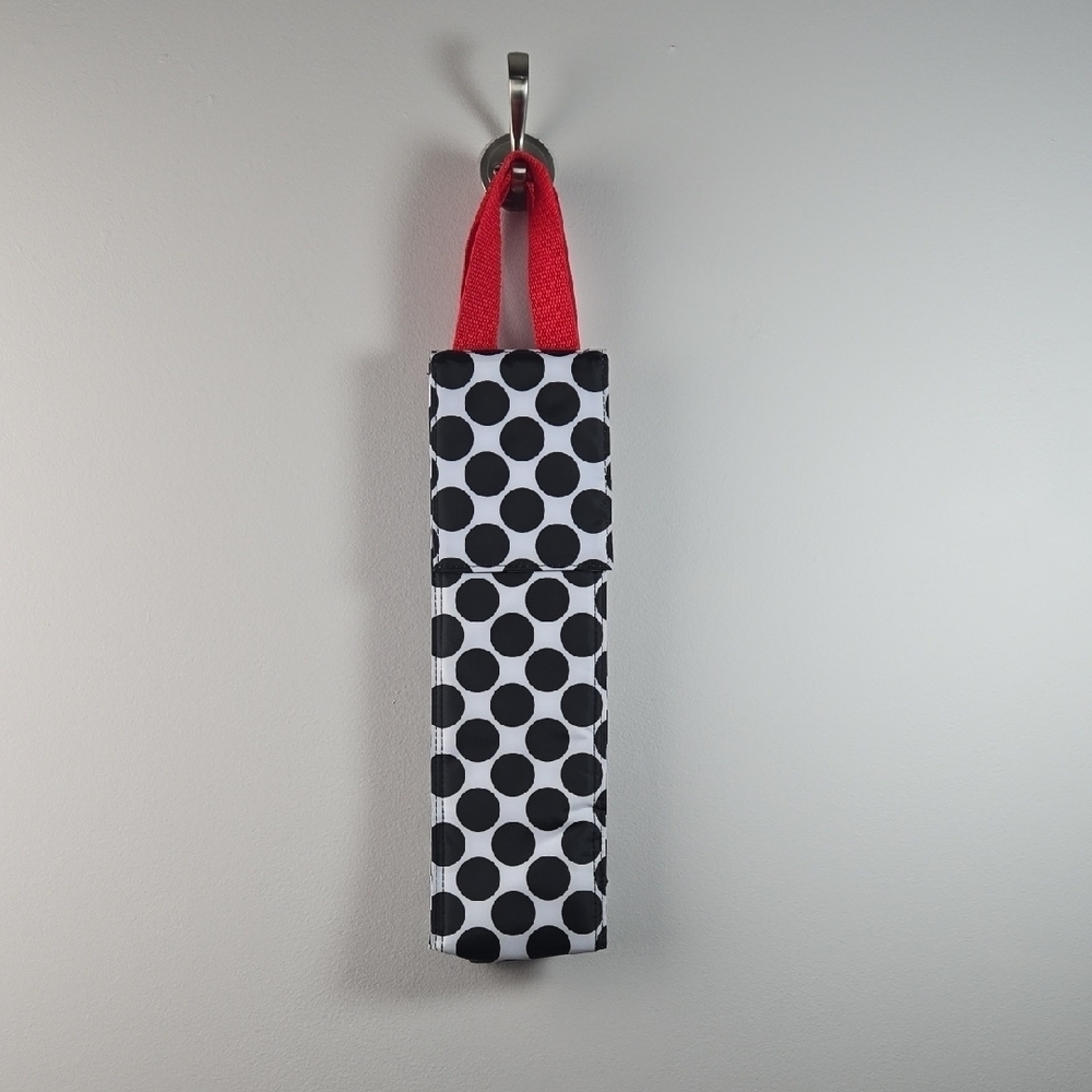 Thirty-One Black and White Polka Dot Hanging Organizer